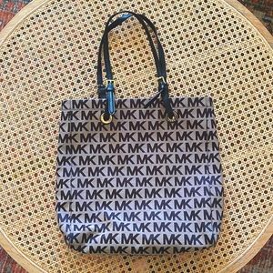 MICHAEL KORS canvas monogram tote
